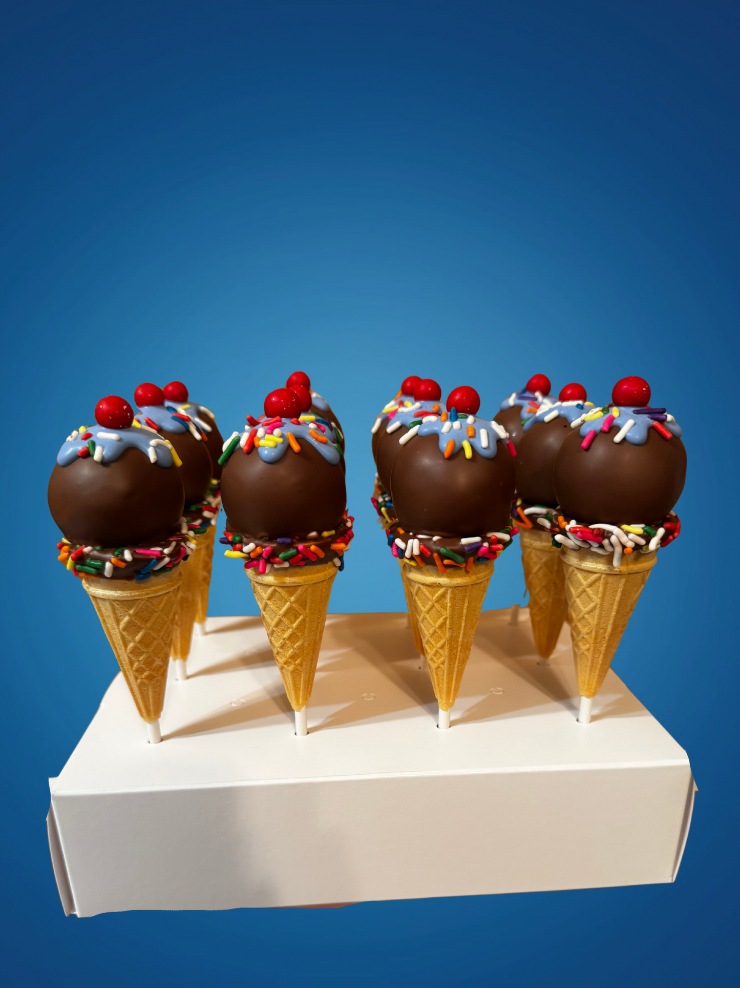 Ice Cream Cone Cakepops